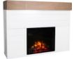 A Plus International McCombs 62" White Electric Fireplace small image number 2