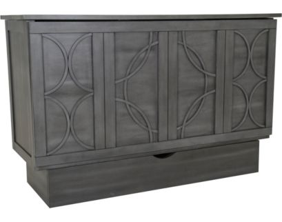 Arason Enterprises Brussels Charcoal Queen Cabinet Murphy Bed