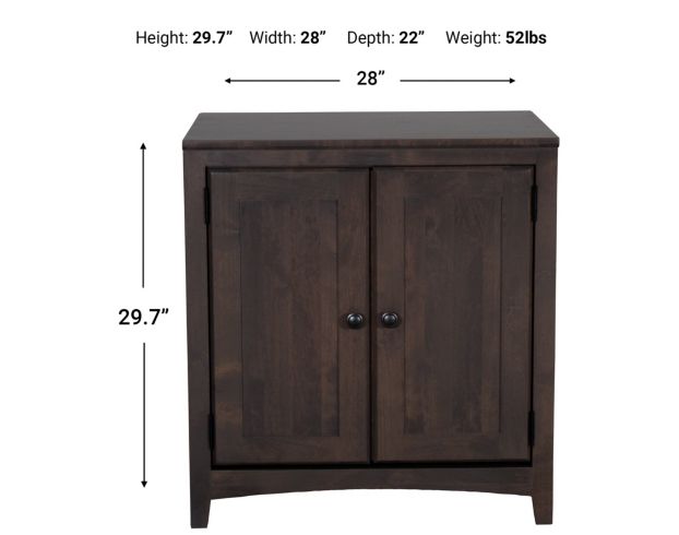 Archbold Furniture Modular 2-Door Cabinet large image number 7