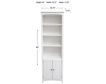 Archbold Furniture Heirloom Right-Facing 2-Door Bookcase small image number 6