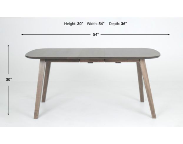 Archbold Furniture Callie Maple Sandstone Dining Table large image number 4