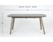 Archbold Furniture Callie Maple Sandstone Dining Table small image number 4