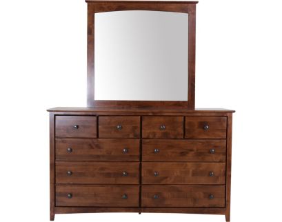 Archbold Furniture Company Shaker Dresser with Mirror