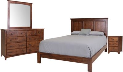 Archbold Furniture Company Shaker 4-Piece Queen Bedroom Set