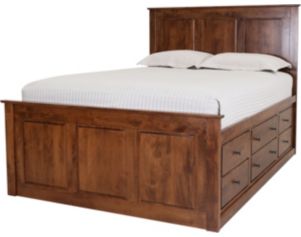 Archbold Furniture Company Shaker Queen Storage Bed
