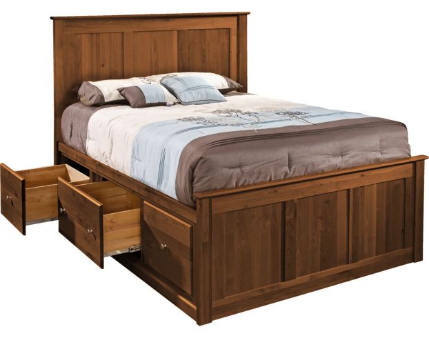 Archbold Furniture Company Shaker King Storage Bed large image number 1