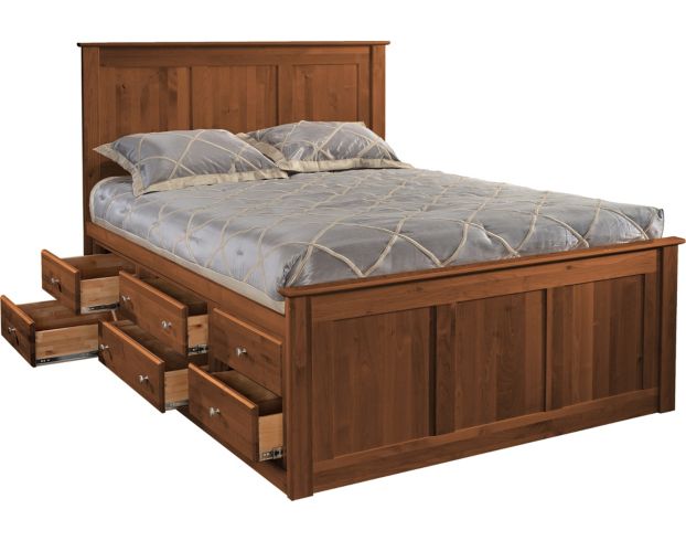 Archbold Furniture Company Shaker King Storage Bed large image number 2