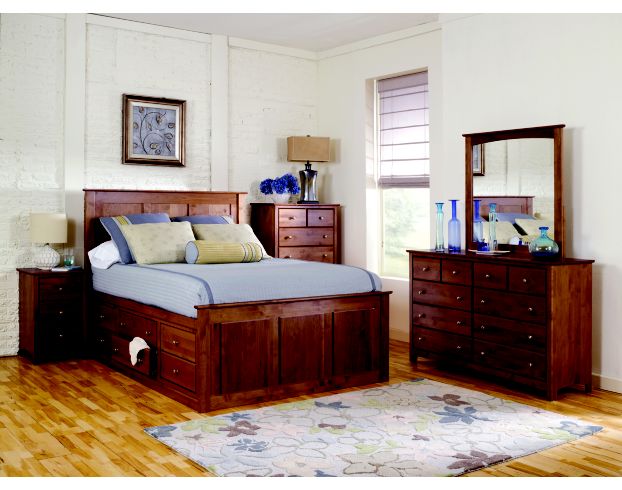 Archbold Furniture Company Shaker King Storage Bed large image number 4