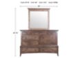 Archbold Furniture Provence Dresser with Mirror small image number 7