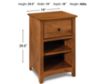 Archbold Furniture Shaker Nightstand small image number 2