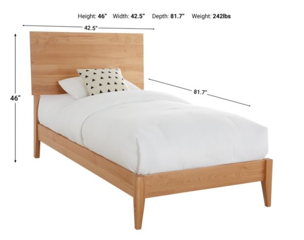 Archbold Furniture 2 West Twin Bed large image number 2