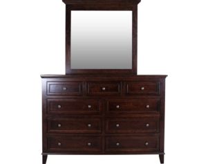 Archbold Furniture Belmont Dresser with Mirror
