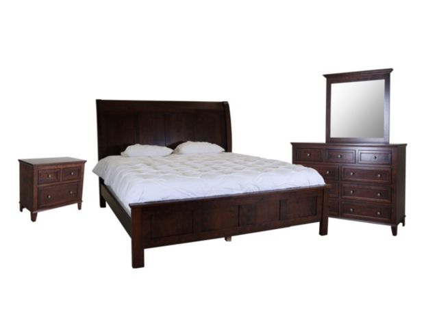 Archbold Furniture Belmont 4-Piece Queen Bedroom Set large image number 1