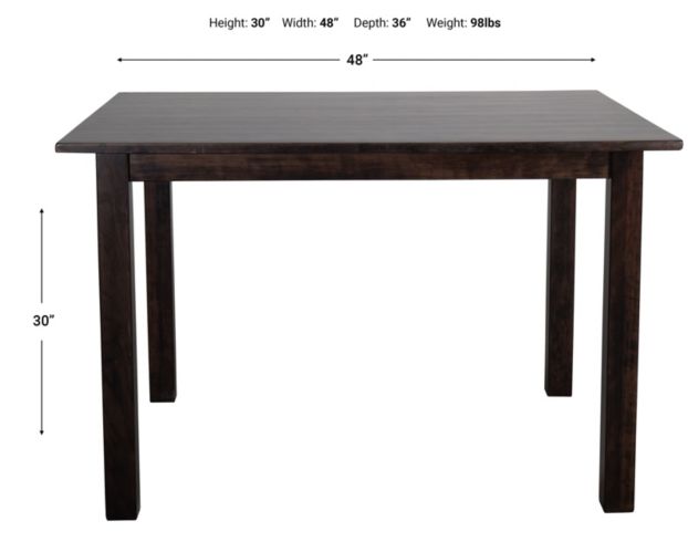 Archbold Furniture Cherry Smoke Dining Table large image number 5