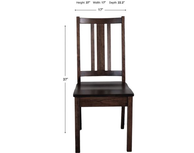 Archbold Furniture Cherry Smoke Dining Chair large image number 5