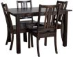 Archbold Furniture Cherry Smoke 5-Piece Dining Set small image number 2