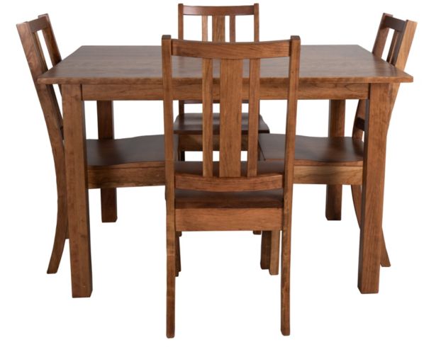 Archbold Furniture Cherry 5-Piece Dining Set large image number 1