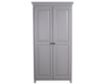 Archbold Furniture Tall 2-Door Gray Storage Pantry small image number 1