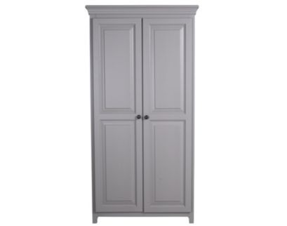 Archbold Furniture Tall 2-Door Gray Storage Pantry