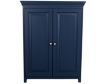 Archbold Furniture Short 2-Door Navy Storage Pantry small image number 1