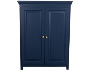 Archbold Furniture Short 2-Door Navy Storage Pantry