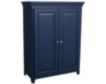 Archbold Furniture Short 2-Door Navy Storage Pantry small image number 2