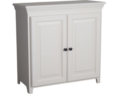 Archbold Furniture 2-Door White Storage Pantry