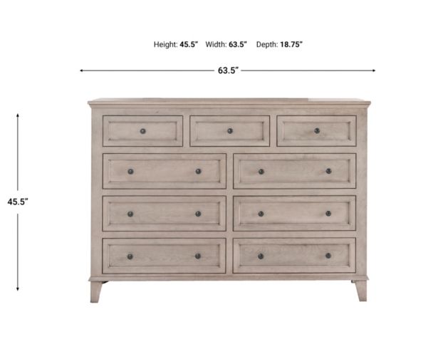 Archbold Furniture Company Belmont 9-Drawer Dresser large image number 6