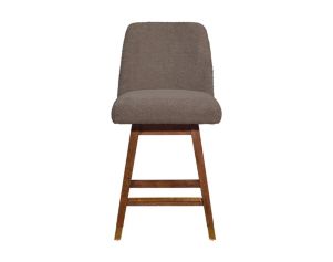 Armen Living Amelia Taupe Boucle Counter Stool