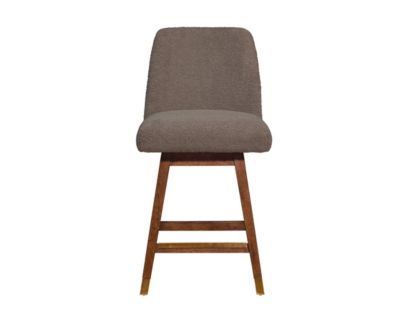 Armen Living Amelia Taupe Boucle Counter Stool