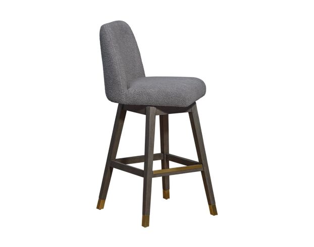 Armen Living Amelia Gray Boucle? Barstool large image number 2