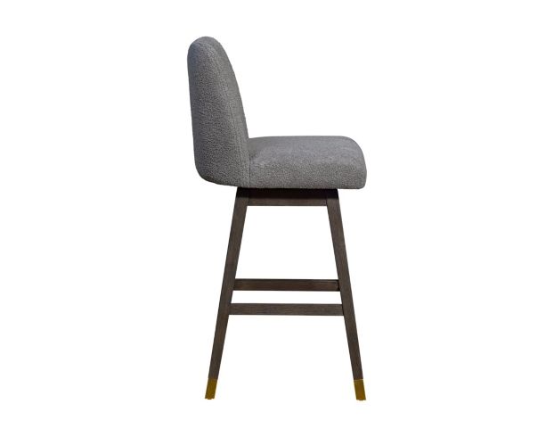 Armen Living Amelia Gray Boucle? Barstool large image number 3