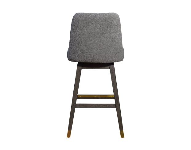 Armen Living Amelia Gray Boucle? Barstool large image number 4