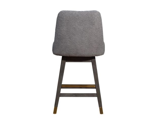 Armen Living Amelia Gray Boucle Counter Stool large image number 4