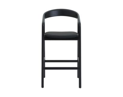 Armen Living Apache Black Oak Counter Stool