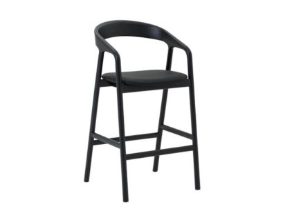 Armen Living Apache Black Oak Counter Stool