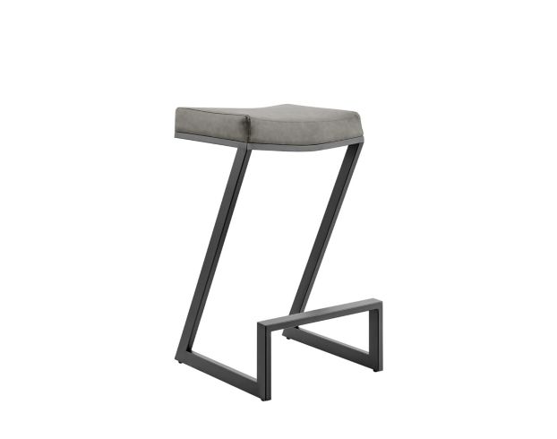 Armen Living Atlantis Gray Counter Stool large image number 8