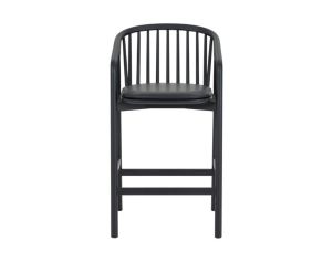 Armen Living Echo Black Barstool