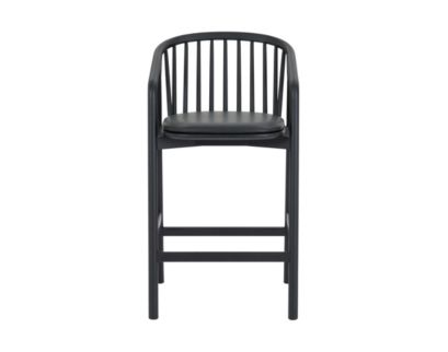 Armen Living Echo Black Barstool