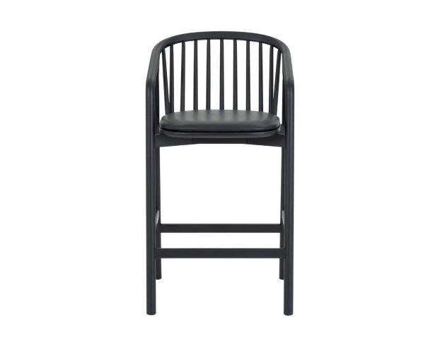 Armen Living Echo Black Barstool large image number 1