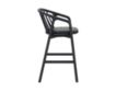 Armen Living Echo Black Barstool small image number 3