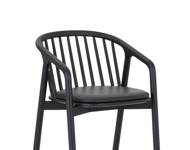 Armen Living Echo Black Barstool large image number 5