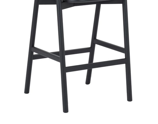 Armen Living Echo Black Barstool large image number 7