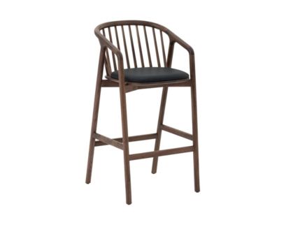 Armen Living Echo Walnut Barstool