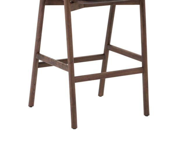 Armen Living Echo Walnut Barstool large image number 7