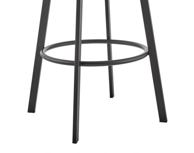 Armen Living Eleanor Gray Counter Stool with Black Base large image number 8