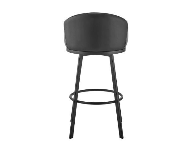 Armen Living Eleanor Black Counter Stool with Black Base large image number 5