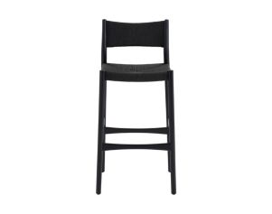 Armen Living Erie Black Barstool