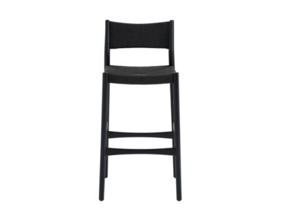 Armen Living Erie Black Barstool