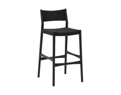 Armen Living Erie Black Barstool